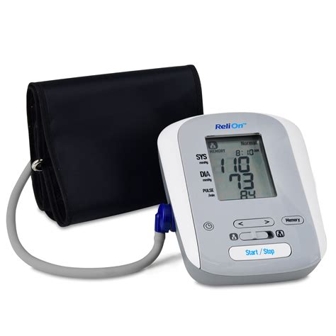 25" to 8. . Relion blood pressure monitor